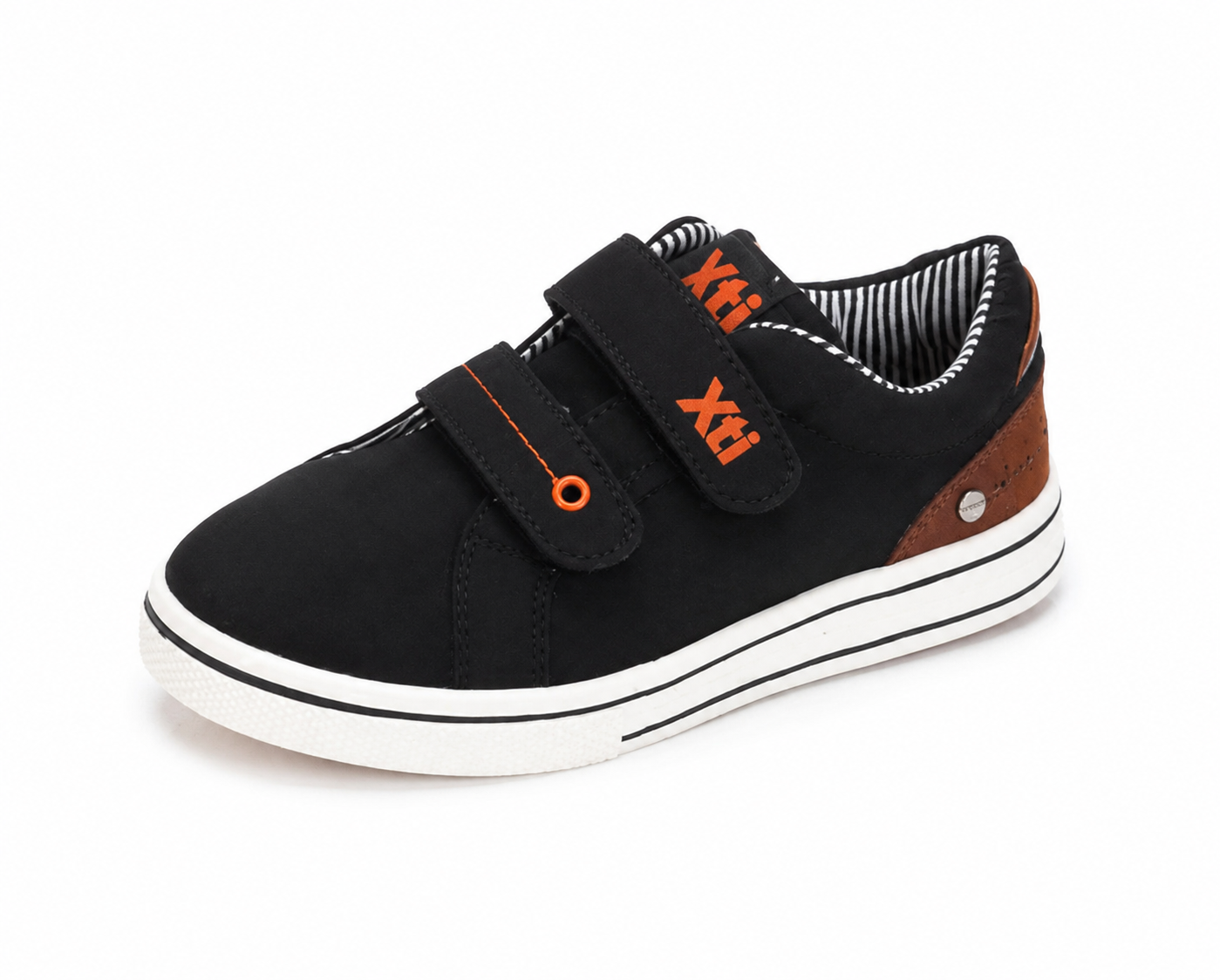 Shop XTI Boys 100% Vegan Canvas shoes with Velcro closures. Comfortable, stylish & durable kids' shoes on sale now for just $19.98. Limited sizes available!